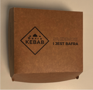 PUDEŁKO HAMBURGER BAFRA KEBAB (200 szt.)