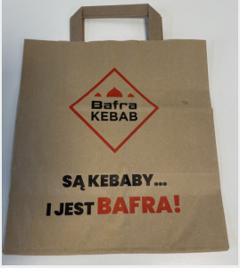 TORBA PAP. KLOCKOWA SZARA 260X170X26 (250 szt.)