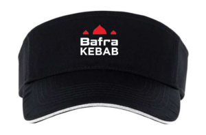 Daszek czarny z logiem Bafra Kebab